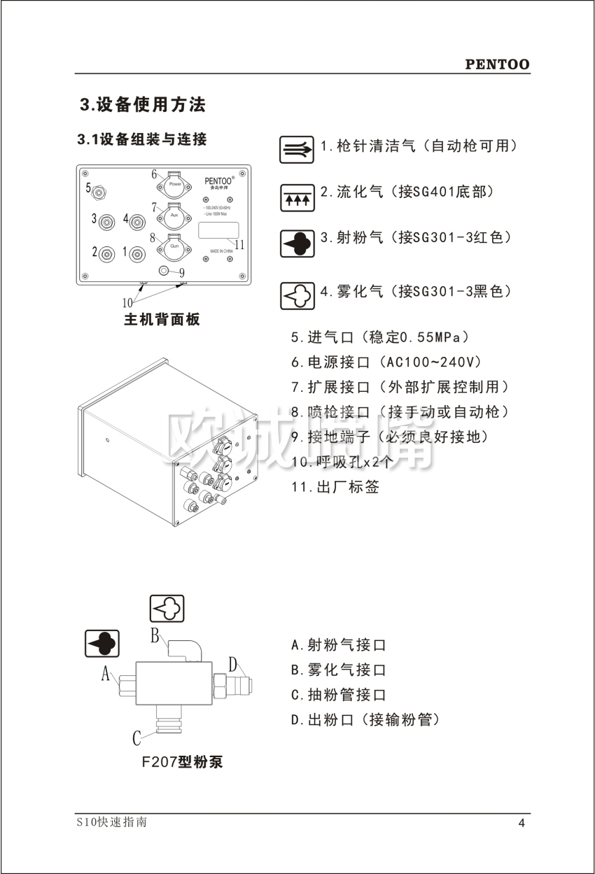 S10静电粉末喷涂枪